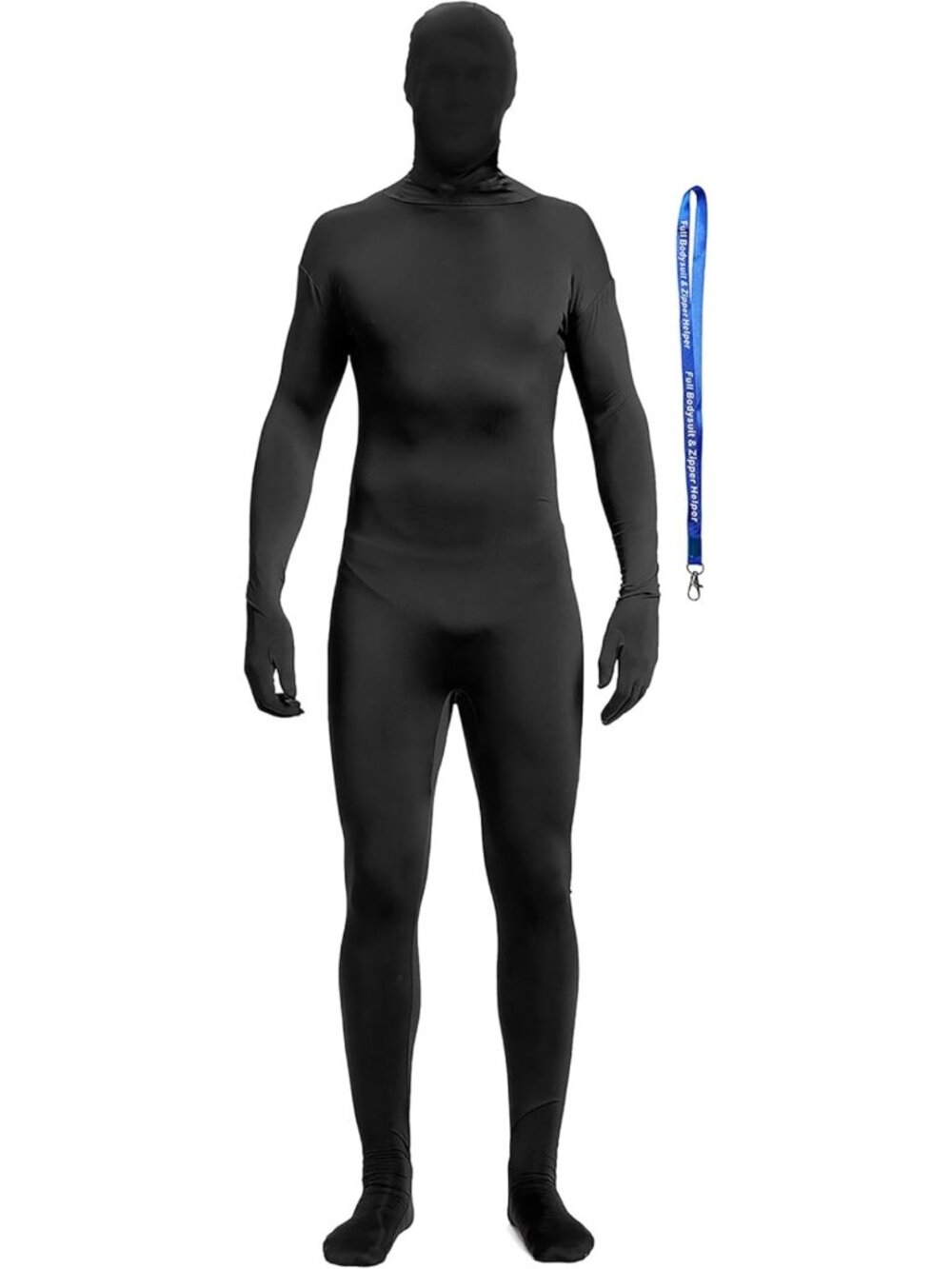 Unisex Full Bodysuit with Zipper | Stretchy Spandex Zentai Costume for Adults